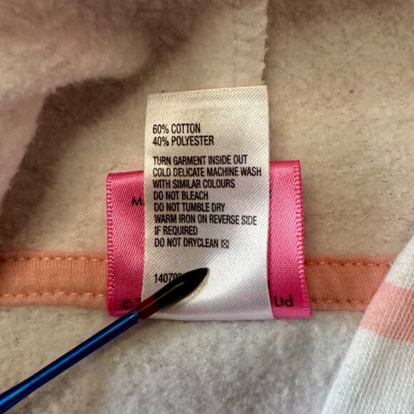 EMMA WIGGLE The Wiggles Girls Hoodie Sweatshirt  5 5T Ballet Graphic Pink Sweate - Picture 8 of 8